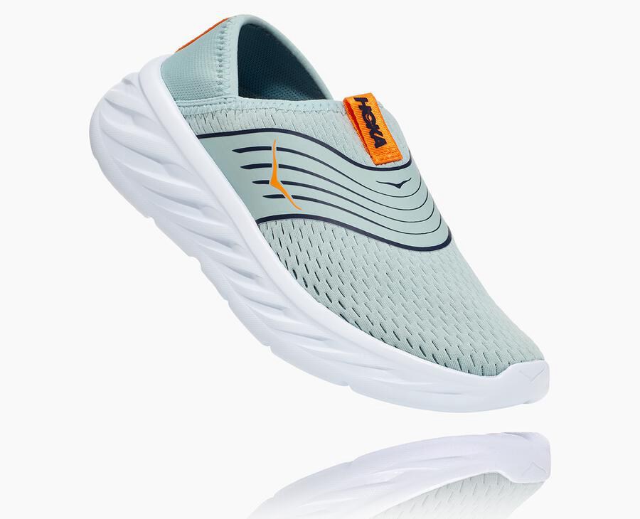 Hoka One One Sandalet Kadın Mavi/Beyaz - Ora Recovery - CV1805374